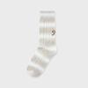 RIBBON GIRL Wool Embroidery Gradation Stripe Haze