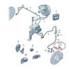 Metal Brake Line And Power Steering Hose Combo Exact For Select Model Car Improved Durability