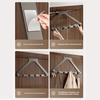 Hanger Rack Punch-free Over-the-Door Organizer Heavy Duty No-Drill Easy Installation RV Door