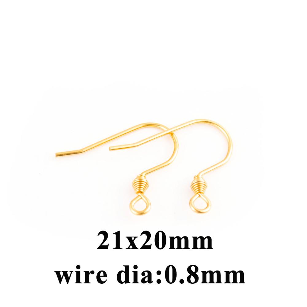 20-50 Stück Rosegold Farbe Edelstahl Ohrhaken Ohrringverschlüsse Schmuckzubehör DIY Ohrringdrähte Für Schmuckherstellung Zubehör