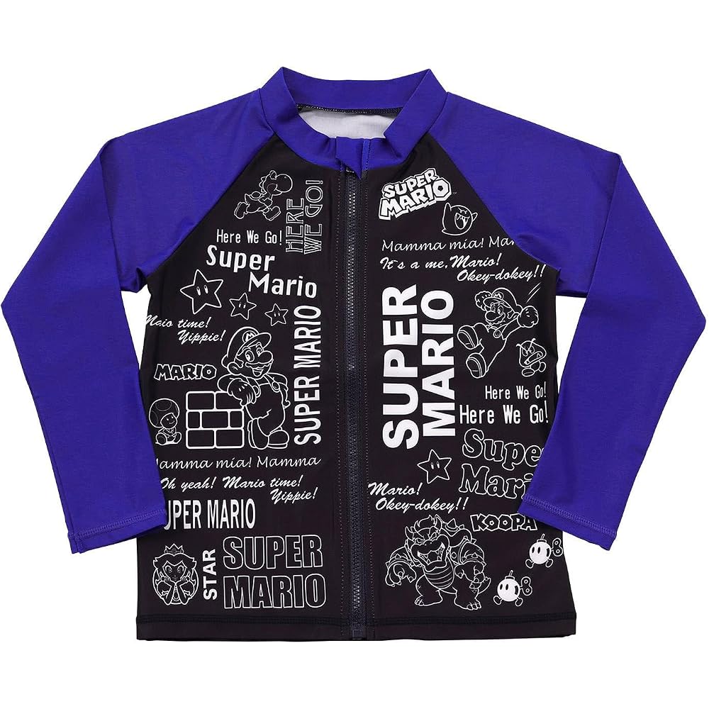 Super Mario Boys Rash Guard 562
