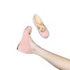 Small man inner height increase Mary Jane shoes women's shoes autumn retro cross strap ballet shoes