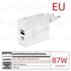 87W Fast Charging Dual-Port Charger Head - US/UK Standard, CE & FCC Certified