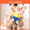 Delightful Plush Piglet Doll Cozy Crystal Velvet Stuffed Toy For Ages All