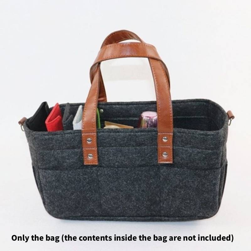 Baby Essentials Wool Felt Diaper Organizer With Large Capacity For Moms On The Go