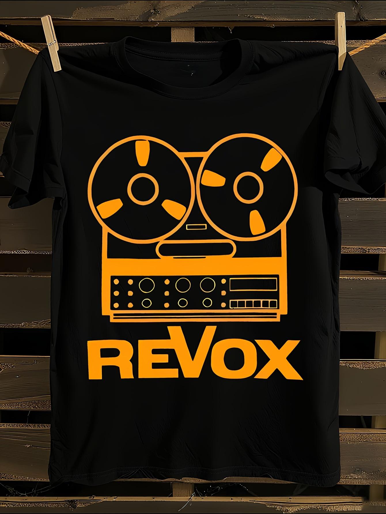 Revox Nera WoVintage Tshirt Vintage Revox Logo Cassette T... XXXXL