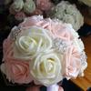 25PCS Lifelike Foam Artificial Flowers with Stems Boxed Fake Roses Floral Arrangements DIY Bouquets Home Decoration