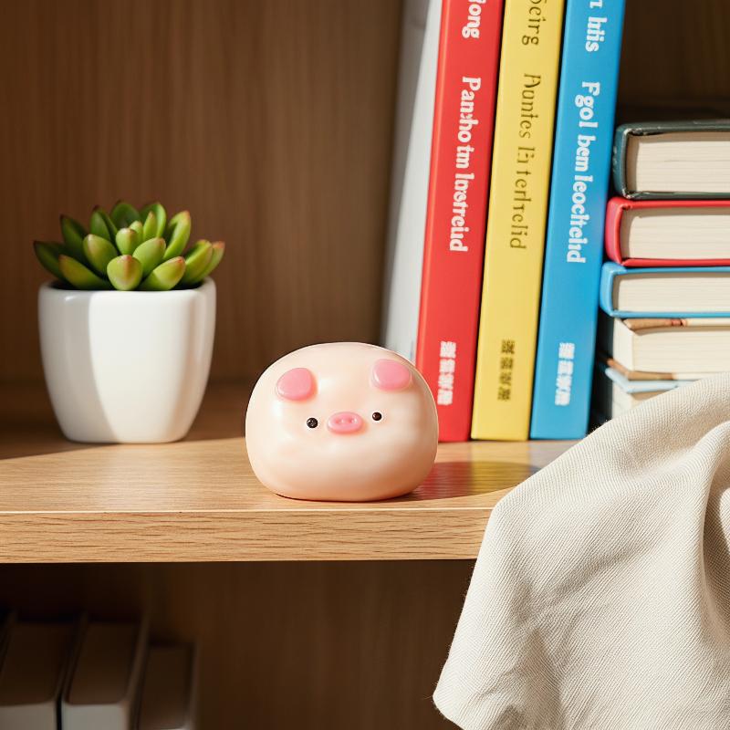 Cute Pink Pig Sensory Toy Stress Relief Fidget For Anxiety Slow Rising Squeeze Toy For Adults Children