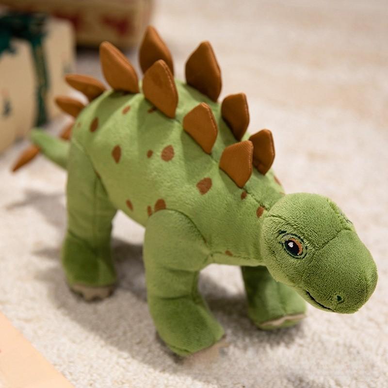 Coleção de Pelúcias de Dinossauro Braquiossauro Velociraptor Com Algodão PP Confortável Para Crianças