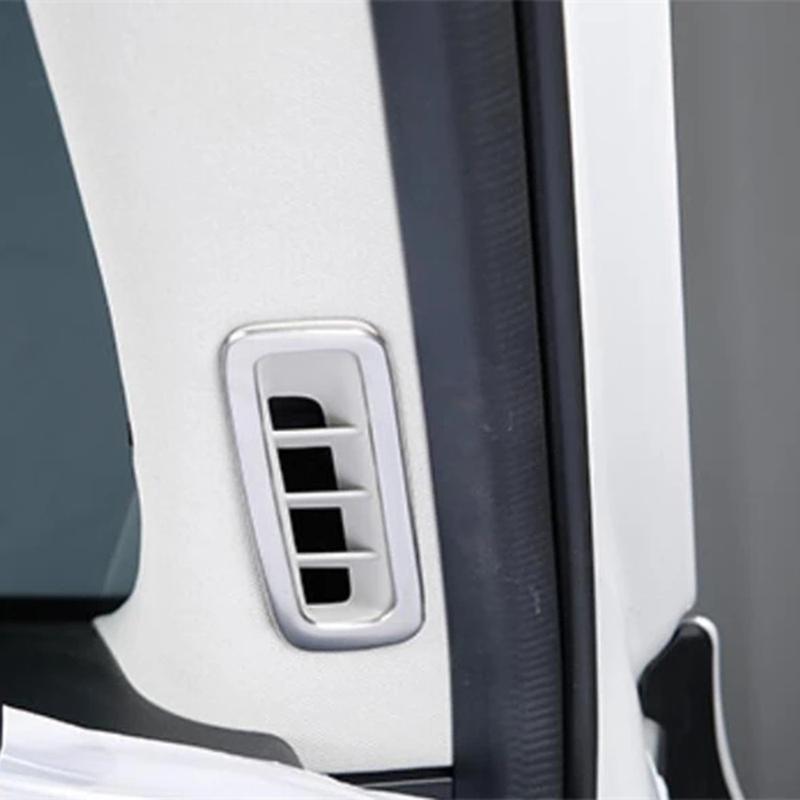 For Mazda CX5 CX-5 2017 - 2024 Stainless Steel Interior Pillar A Speaker Tweeter Sound Ring Decoration Cover Trim Accessories