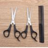 3pcs 7-inch Scissors Sets-Suitable for Thinning and Styling Hair-for Men and Women for Finishing, Point Cuts, and Flat Cuts