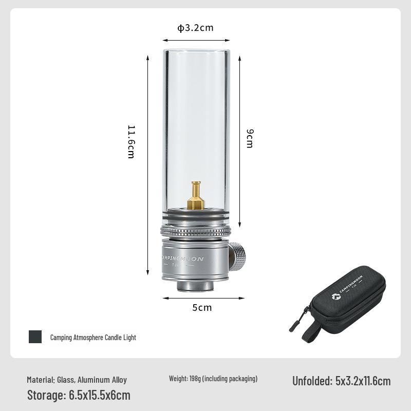 Keman T-1D Coreless Gas Candle Lantern for Camping