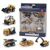 6 stuks/set Legering Techniek Vrachtwagen Speelgoed Lader Voertuig Graafmachine Tractor Speelgoed Auto Klassiek Bouwmodel voor 3 Jaar Jongens Cadeaus