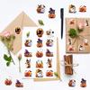 500Pcs Cartoon Festival Halloween Cute Ghost Pumpkin Roll Stickers Decoration Skateboarding Laptop Car Diy Stickers Waterproof