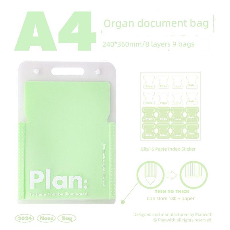 

Planwith Storage Book Good-looking Paper Folder