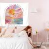 His Mercies Are New Every Morning Bible Verse Wall DecorReligious Scripture Tapestries Wall Blanket for Church Prayer Room Home