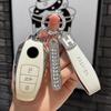 Tpu Car Remote Key Case Cover Protect Shell Fob For Vw Volkswagen Touareg 2013- Keychain Accessories