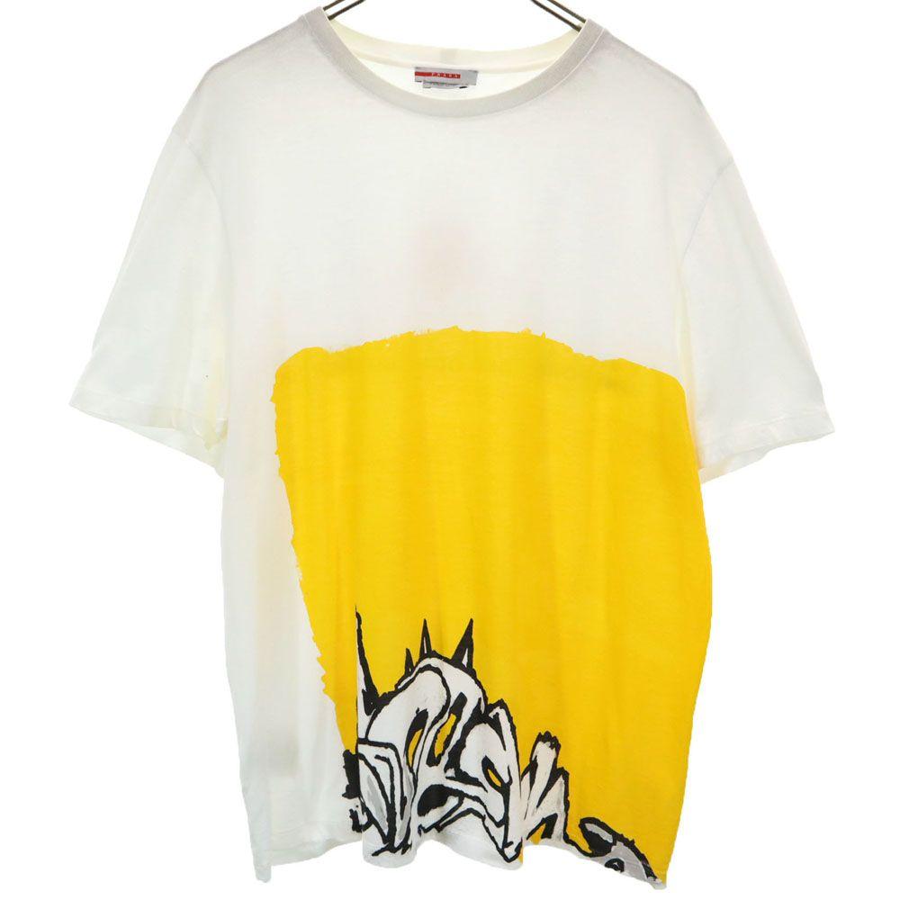 PRADA Short sleeve T-shirt L White system Men's Used