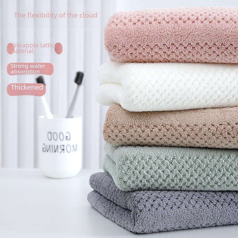 Damen Ananas Korallenfleece Badetuch - Saugfähig, Schnelltrocknend, Reine Baumwolle für Sommer Zuhause oder Strandgebrauch