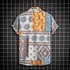 Summer Men Short Sleeve 3D Digital Print Hawaii Shirt Men Casual Lapel Button Shirt Tops