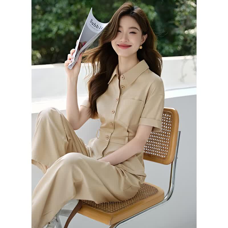 Women's Outdoor Workwear Style Casual Jumpsuit