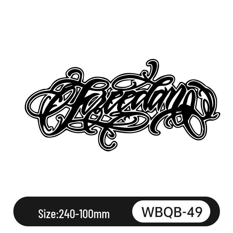 Waterproof Herbal Juice Tattoo Decals - Semi-Permanent, Non-Reflective for Men & Women’s Arms, Chest, Back