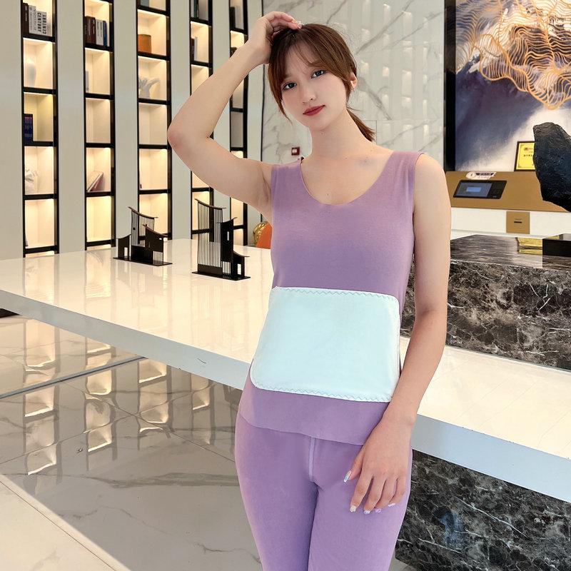 Women's Seamless Thermal Vest: Upgraded Velvet Belly Protection for Autumn and Winter