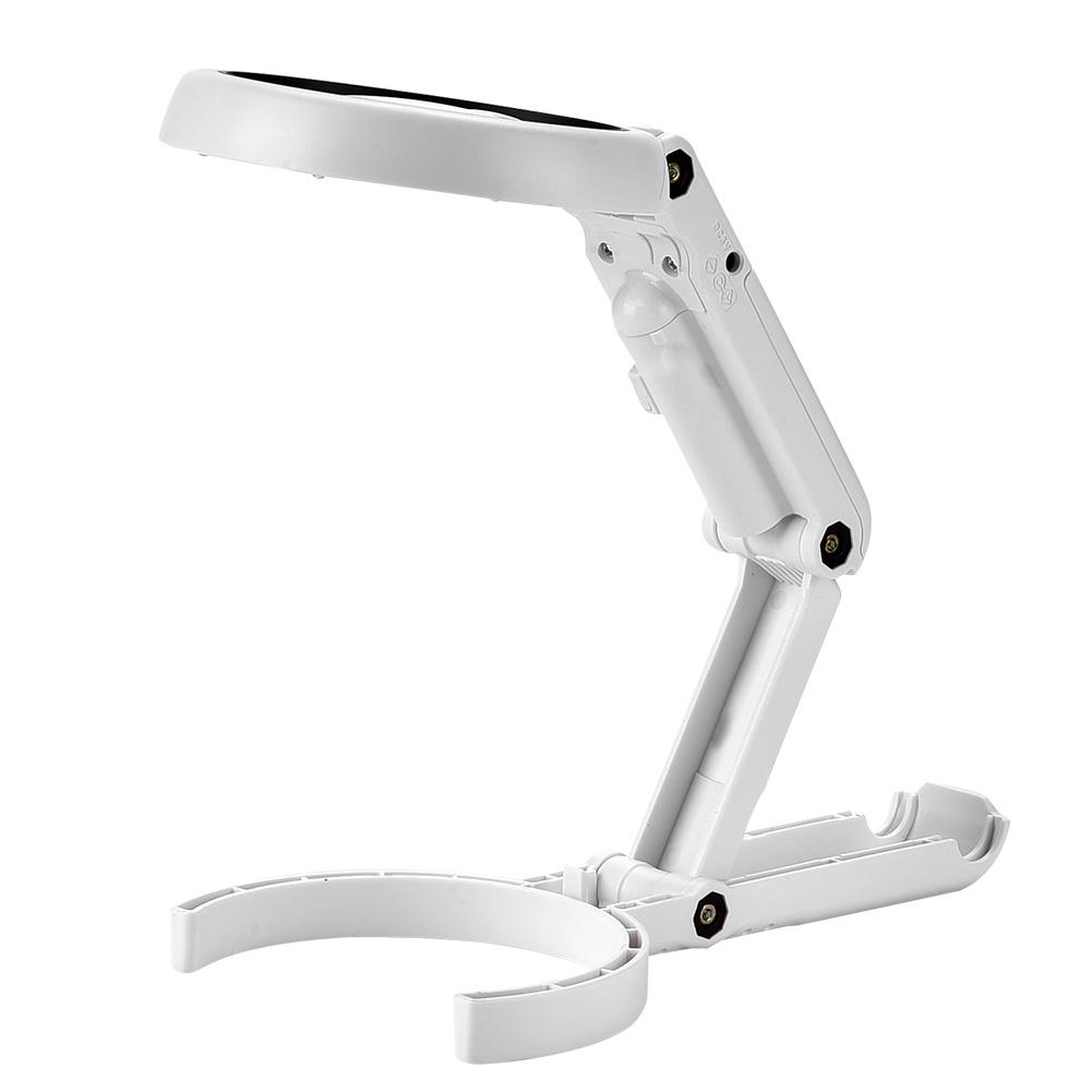 5 11X Magnifying Glass with 8 LED Light Hnadheld Desktop Multifunctional Reading Magnifier