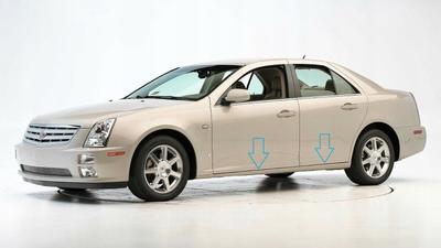 Cadillac STS 2005-2011 - Chrome Protective Side Door Strips