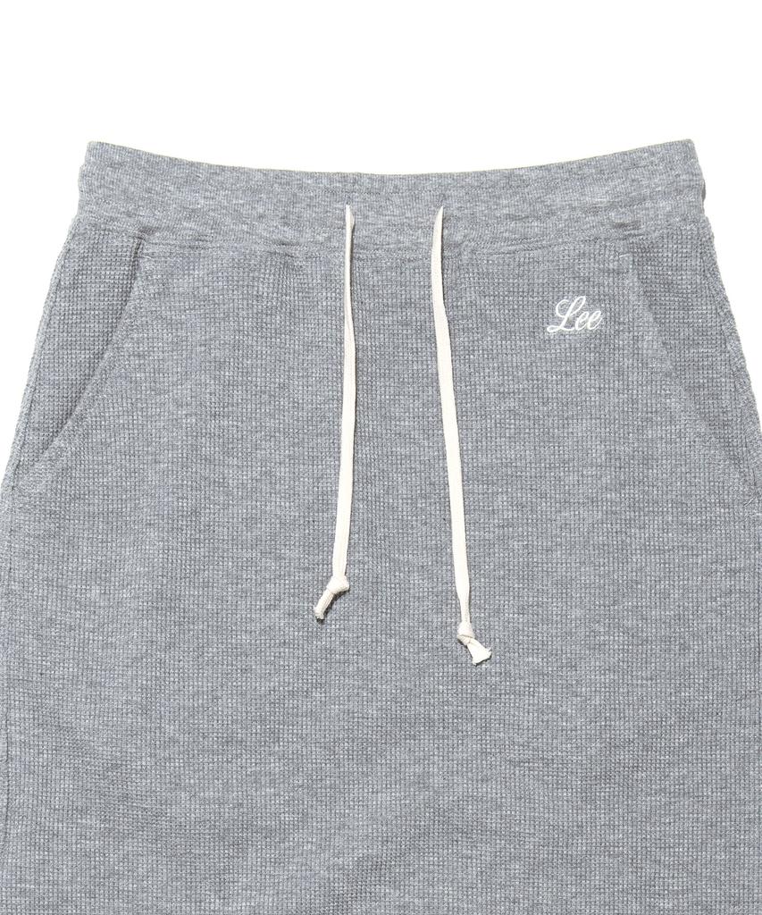 Lee Women'S Waffle Midi Sweat Skirt Gray
