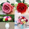 Beautiful 5set Fake Silk Roses Ideal For Wedding Bouquets And Party Decorations
