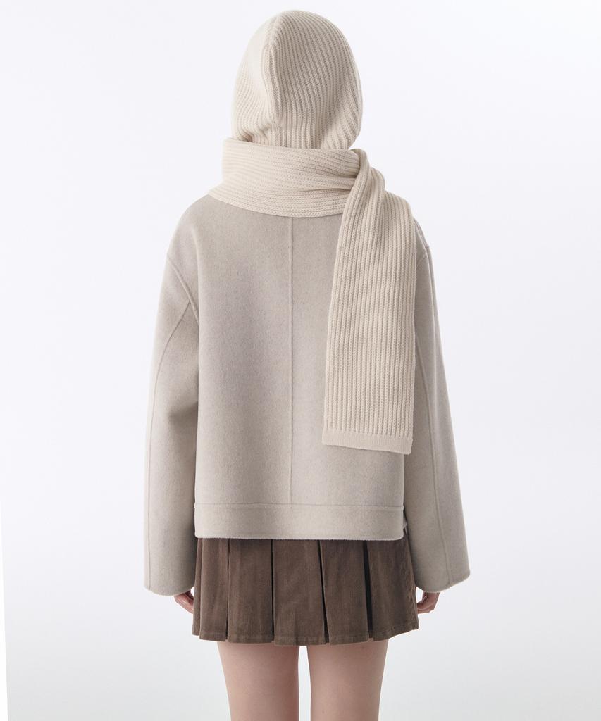 MUSINSA STANDARD WOMAN Women'S Scarf Balaclava [Cream]