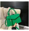 Foreign Style Retro Women'S Bag Early Autumn Solid Color Crossbody Temperament Single Shoulder Simple Diamond Small Square Bag