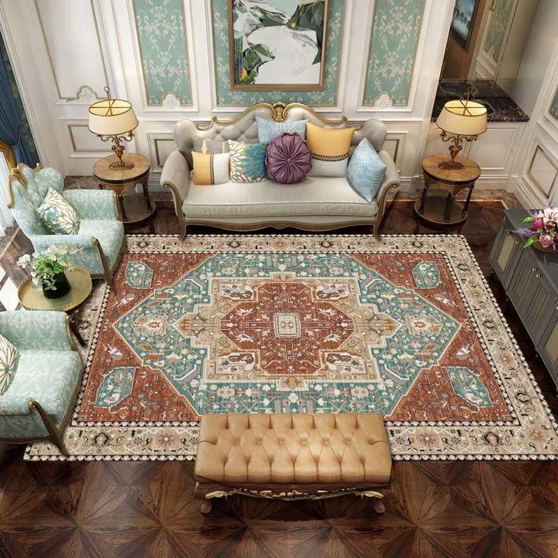 

Nordic Moroccan Carpet Bedroom Living Room Dirt Resistant Carpet Bohemian National Style Home Decor Bedroom Decor Rug Carpet 40x60cm