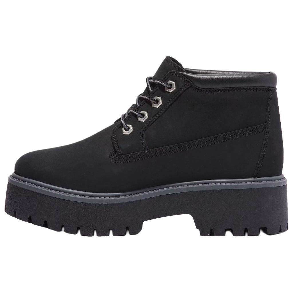Timberland Stone Street Chukka Comfortable Soft Ankle Boots Women Boots Black TB0A5REN015
