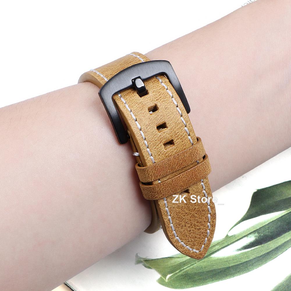 Retro Leder Uhrenarmband 18mm 19mm 20mm 21mm 22mm 24mm Schnellverschluss Armband für Herren Ersatz Uhrenband Uhrenzubehör