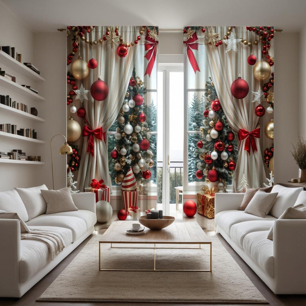 2 ST HD digitalt tryckta gardiner gul knytning Månrobotkrig Katt heminredningsstil dekoration vardagsrum sovrum genom r