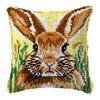 Diy Latch Hook Duck Rabbit Cushion Pillowcase Canvas Crocheting Carpet Embroidery Pillow Latch Hook Kit Knitted Knot Carpet Deco 