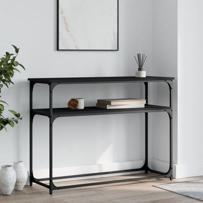 Vidaxl Console Table, Black, 100X35.5X75 Cm