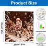 DIY Framed Pearl Painting Kit with Nutcracker Santa Sleigh Reindeer 5D Sparkling Bead Art Canvas Ready to Display Home Decor Gift Idea
