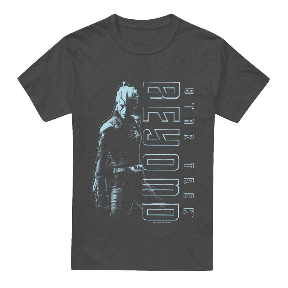 Star Trek Beyond Jaylah 100% Cotton T-shirt Mens Tees Top S-3XL, Charcoal L