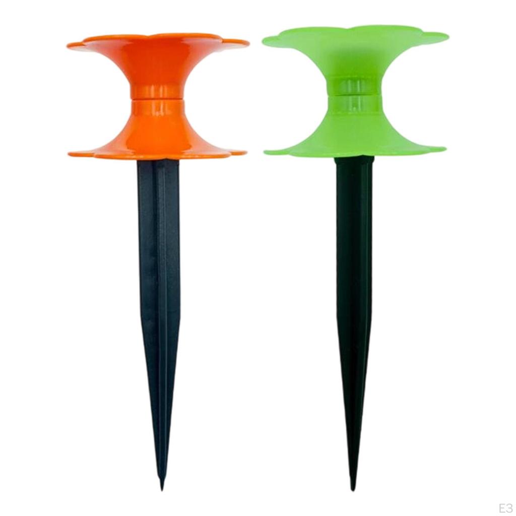 2 Garden Hose Guide Spikes, Horse Roller Guides, Plant Protection Hoses, Pull Stands,