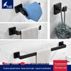 Stainless Steel Bathroom Accessory Set: Towel Bar, Hotel Bath Rack & Toilet Towel Holder