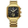 Display Student Watch Waterproof Calendar Personalized Square Quartz Watch