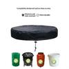 Cost-Effective Heavy-Duty Drum Cover Adjustable Drawstring Closure All-Weather For Rainwater Storage Industrial Use
