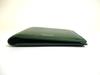Authentic Salvatore Ferragamo Logo Green and Black Leather Bifold Wallet #a638 Open Box