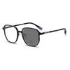 Retro Ultra Light Square Photochromic Myopia Glasses High-end Anti Blue Light Color Changing Near Sight Glasses
