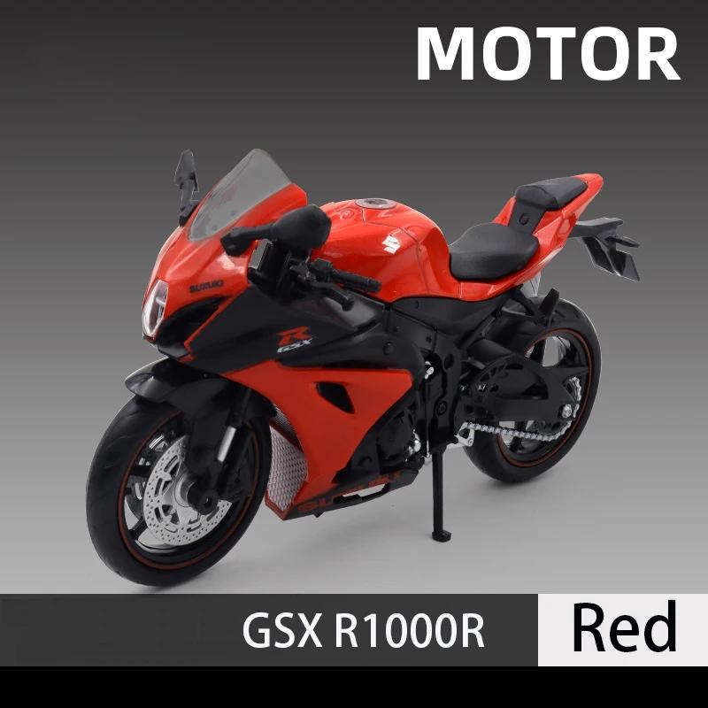 1:12 GSX R1000R Alloy Motorcycle Model Diecast Car Toys for Boys Birthday Gift Kids Toys Car Collection