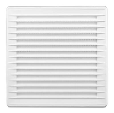 Ventilation Grille With Mesh 170*170, Fi 100 White - Rx 02-246