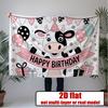 Party Backdrop Flat Milk Shower Bottles Patterns Electricity Needed Birthdays Photo Booth Background Birthday Party Decor